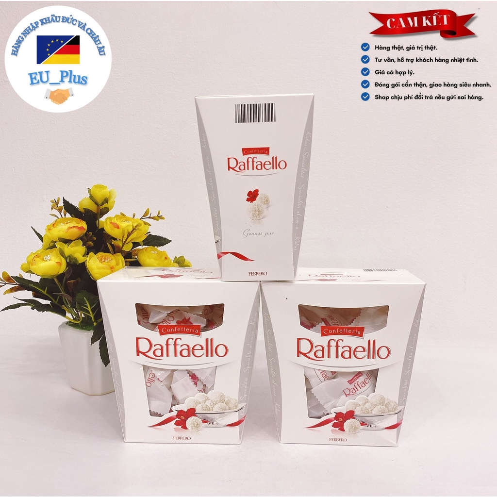 Socola Dừa Rafaello Đức hộp 150gr - 230gr - 300gr siêu ngon, Hàng chuẩn Nhập Khẩu