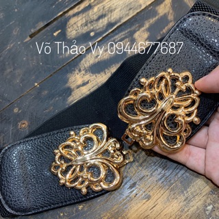 Nịt đầm bản 6 cm hoạ tiết