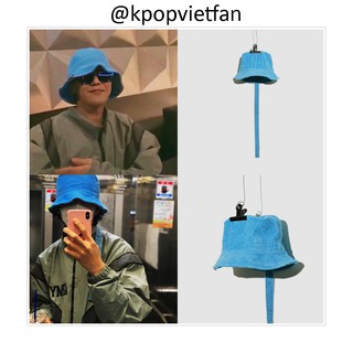 Mũ bucket có dây nhung vân sần PEACEMINUSONE mới nhất giống GDRAGON