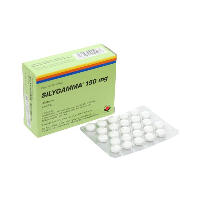 Silygamma 150mg – Hỗ trợ bảo vệ tế bào gan Hộp 100 viên