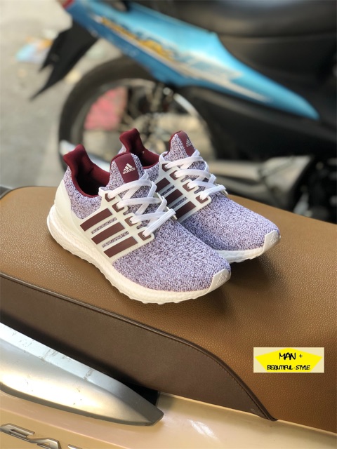 Giày HOT MÙA HÈ THANH LÝ RẺ HƠN GIÁ GỐC (Full box) giày thể thao sneaker Ultra boost 4.0 tím Cực Đẹp .