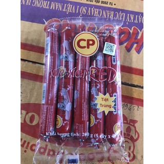 Xúc Xích Heo RED CP bịch 5 cây x 40gr