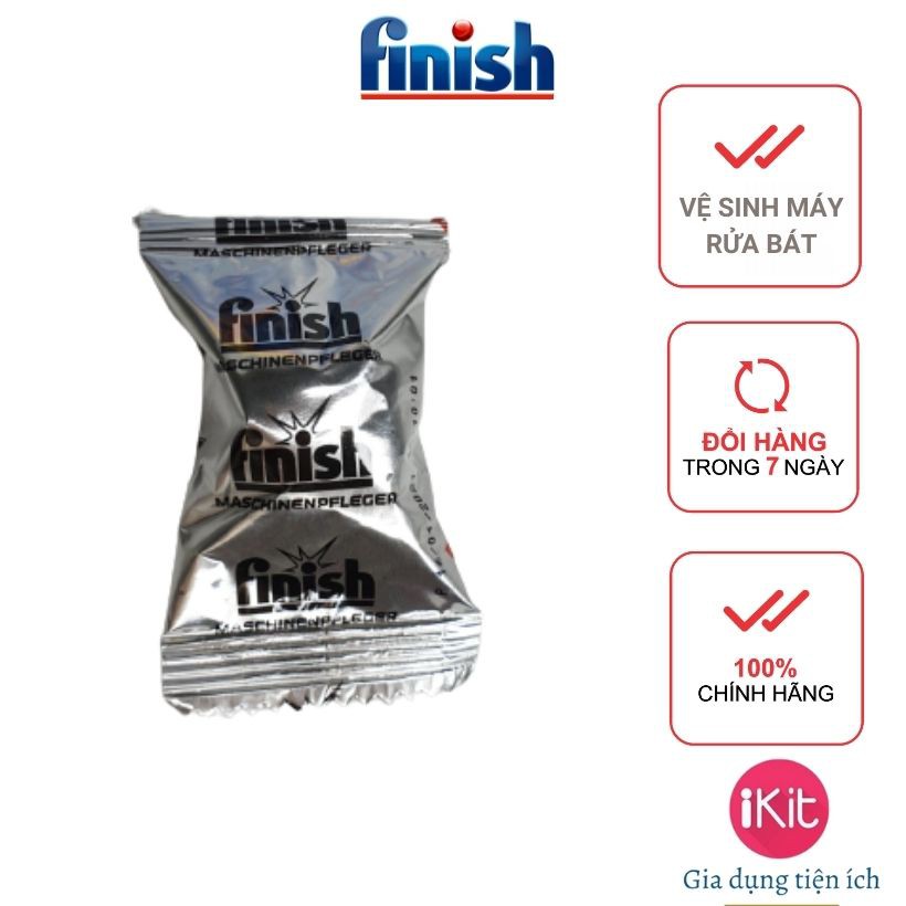 Viên vệ sinh máy rửa bát Finish. Có 1 viên dùng thử