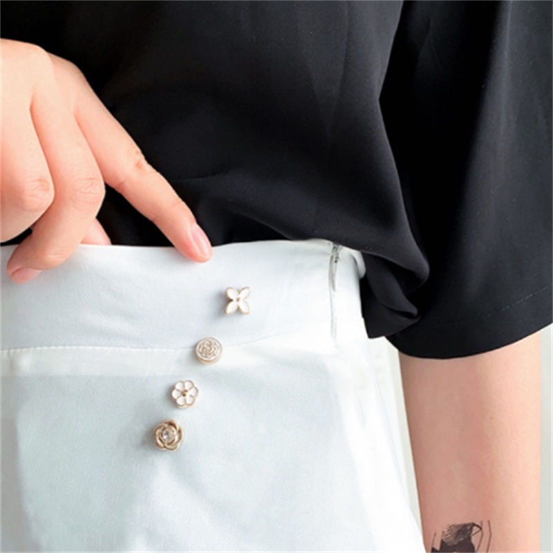 【Kifli】Nút Cài Áo/Sơ Mi/Áo Khoác Cardigan Cỡ Nhỏ Đính Nút Phong Cách Hàn Quốc Thời Trang Cao Cấp Cho Nam/ Nữ