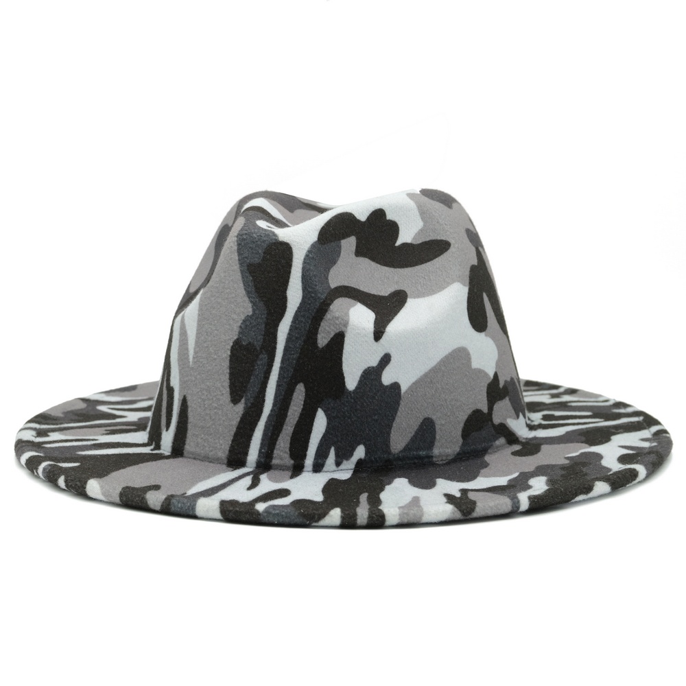 Nón Fedora Họa Tiết Rằn Ri Thời Trang Thu Đông Hàng Mới Dành Cho Nam Nữ