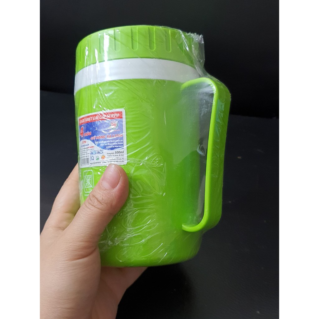 Bình giữ nhiệt, ca giữ lạnh - ủ cháo dung tích 500ml,giá rẻ vô địch