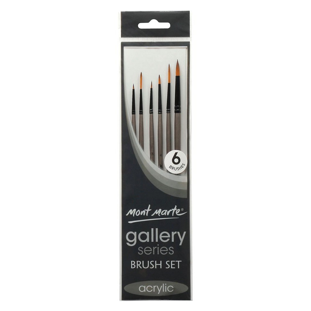 Bộ cọ vẽ màu acrylic Mont Marte Gallery Series Brush Set