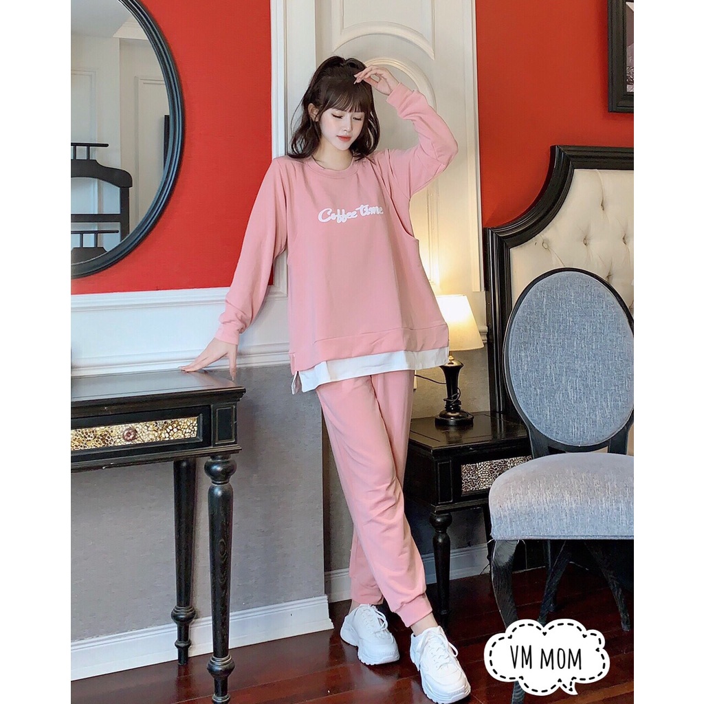 Bộ bầu và sau sinh chất da cá mùa đông ấm áp 𝐁𝐃𝟑𝟒