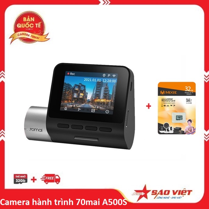 70mai Pro plus A500 Quốc Tế - Camera hành trình Xiaomi Nguyên Seal