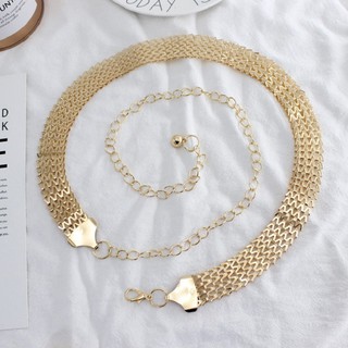 Belt Nịt đầm mix đồ - đai váy khóa móc Họa tiết nối