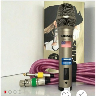 Micro karaoke có dây SHURE 78A hát cực êm