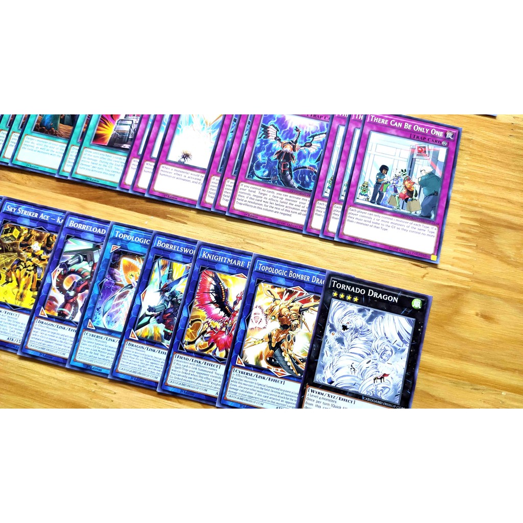 Bài Yugioh ❤️FREESHIP❤️ Thẻ bài Yugioh Sky Striker deck 54 lá