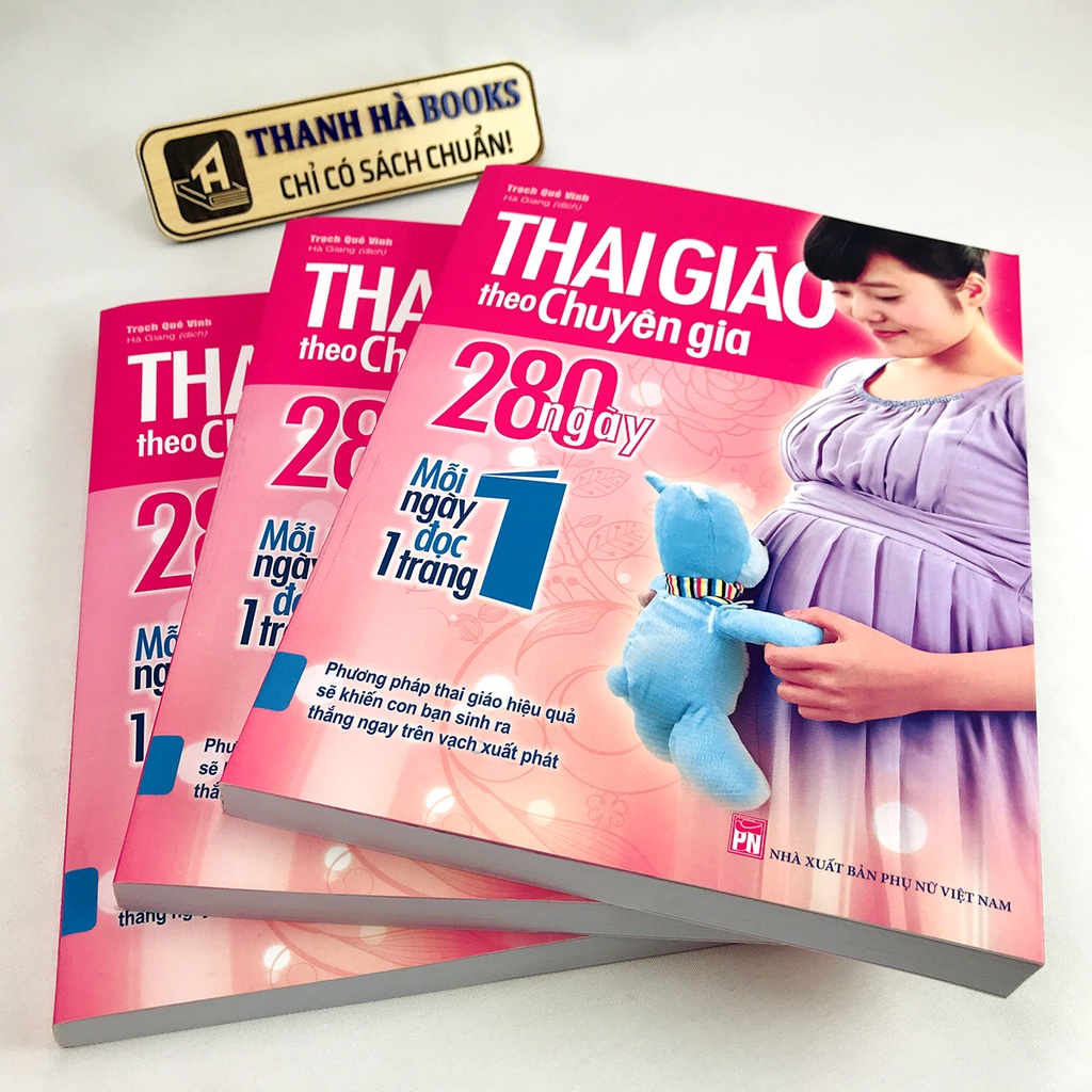 Sách - Thai giáo theo chuyên gia - 280 ngày, mỗi ngày đọc 1 trang - Cha mẹ nào cũng cần (Lẻ tùy chọn)