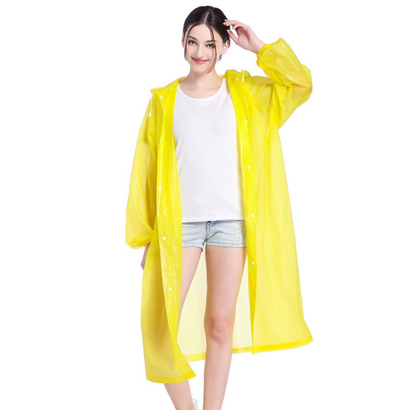 [HÀNG CÓ SẴN] Áo mưa kiểu áo khoác PEVA EVA mang theo đi du lịch