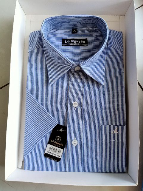 Áo sơ mi nam tay ngắn SALE giá mác treo 275k