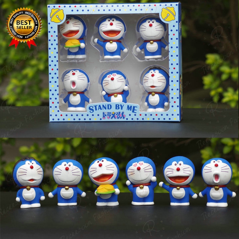 Bộ 6 mô hình nhân vật Doraemon ngộ nghĩnh