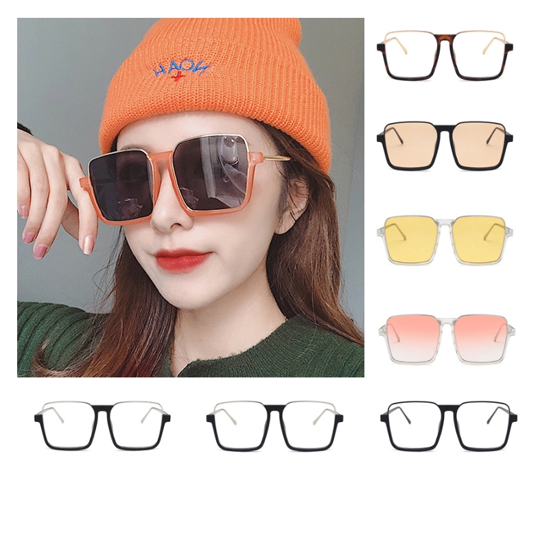 Mắt Kính Nửa Gọng Chống Ánh Sáng Xanh Phong Cách Retro Thời Trang