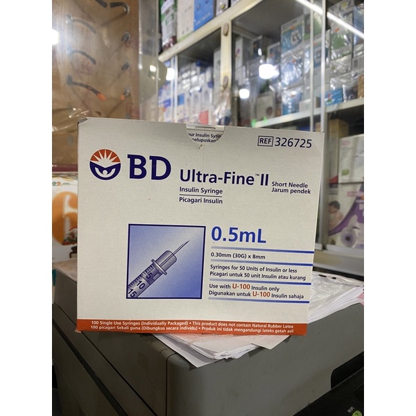 Bơm tiêm tiểu đường BD Ultra Fine II - Mỹ 0.3/0.5/1ml