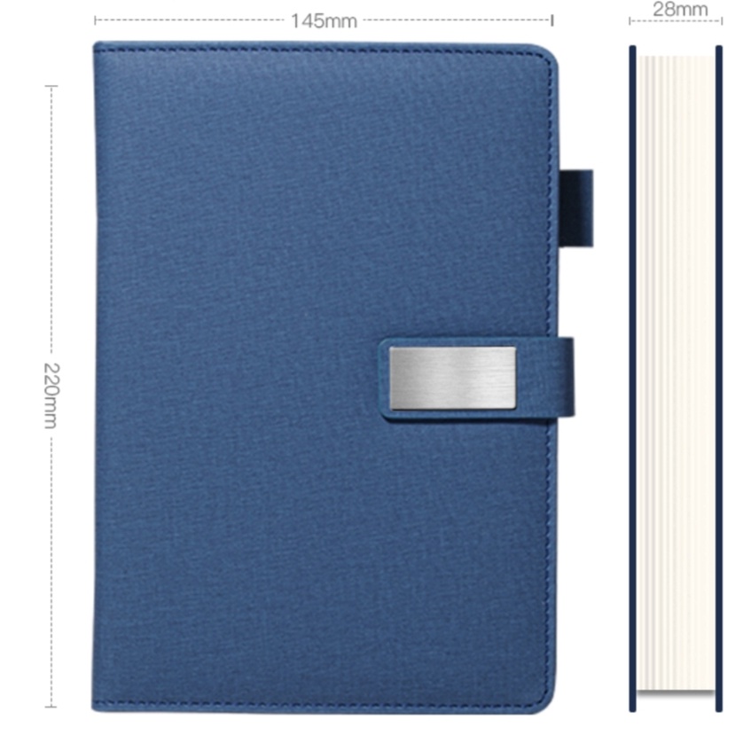 Sổ A5 bìa vải nút gài siêu sang trọng