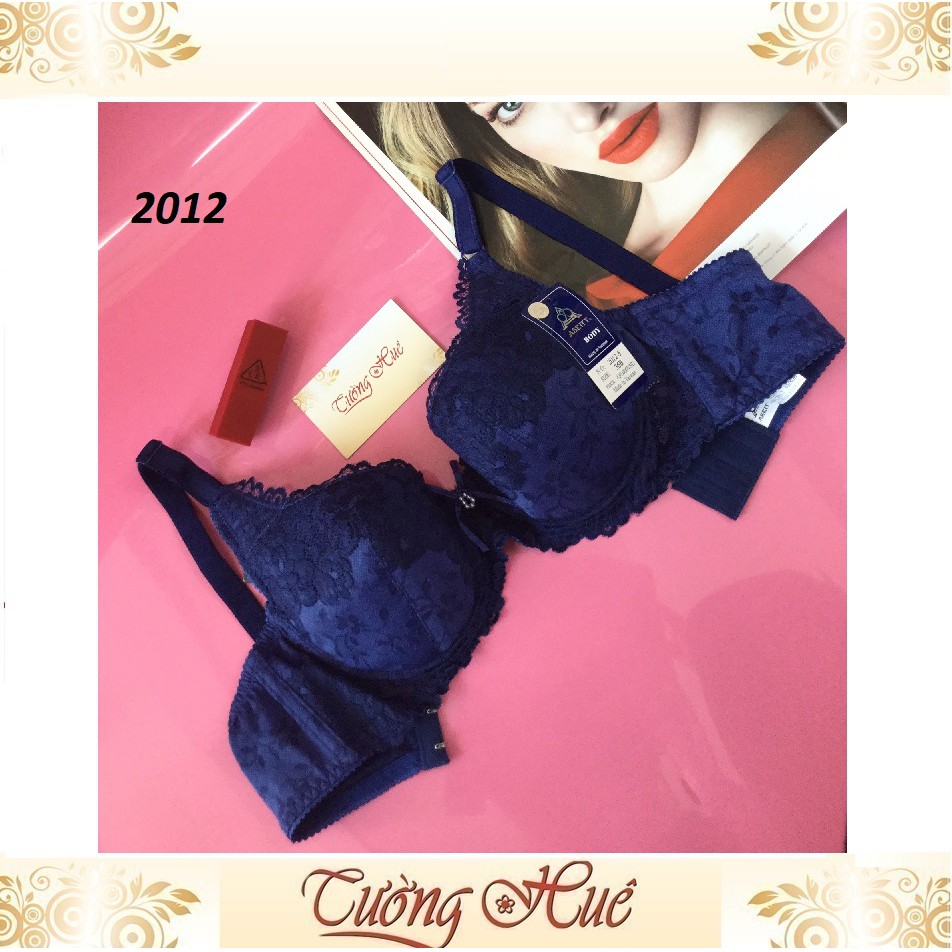 Áo lót nữ Đài Loan Aseity 2012 ren không mút lưng bảng to.