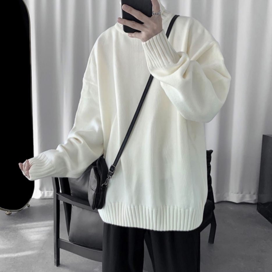 Áo sweater Cổ Lọ Thời Trang Đơn Giản Cá Tính Kiểu Hàn Quốc