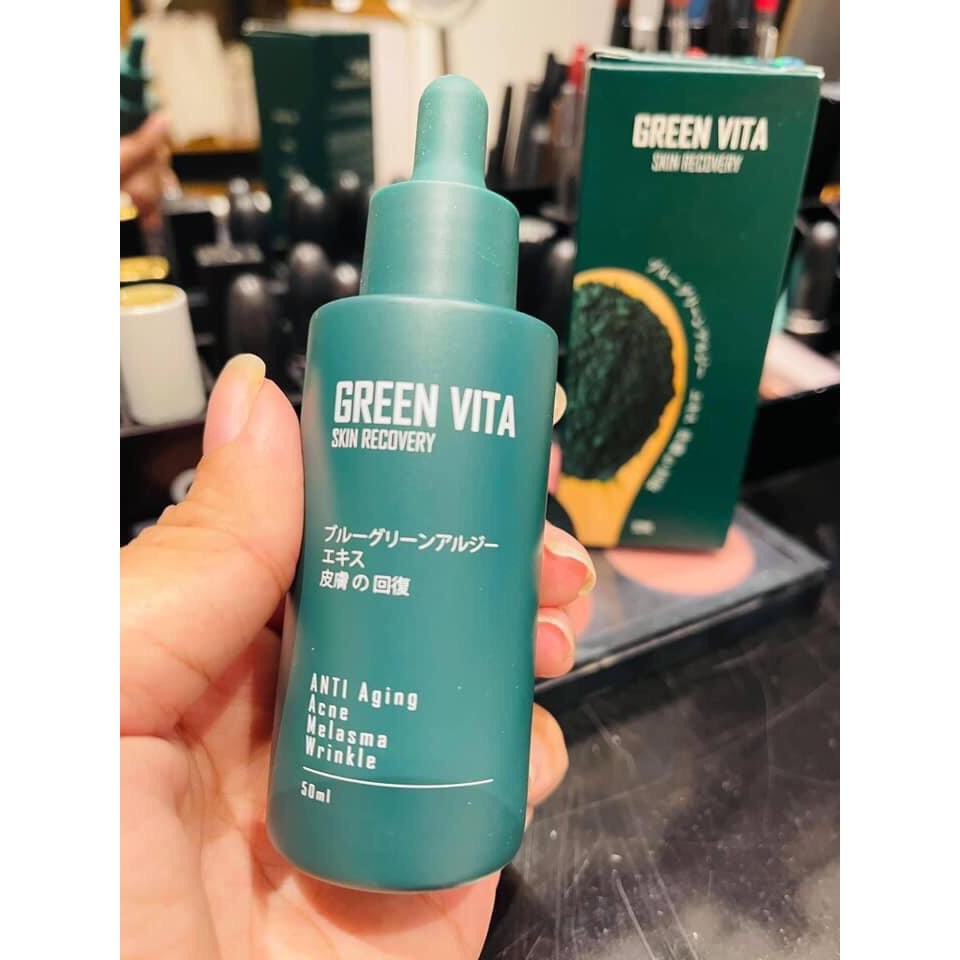 SERUM Kis22 TÁI TẠO DA SIÊU VI TẢO NHẬT BẢN GREEN VITA