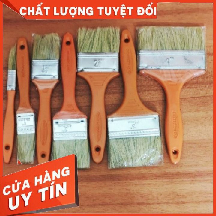 Cọ chổi quét sơn gỗ bảng vuông loại tốt full size