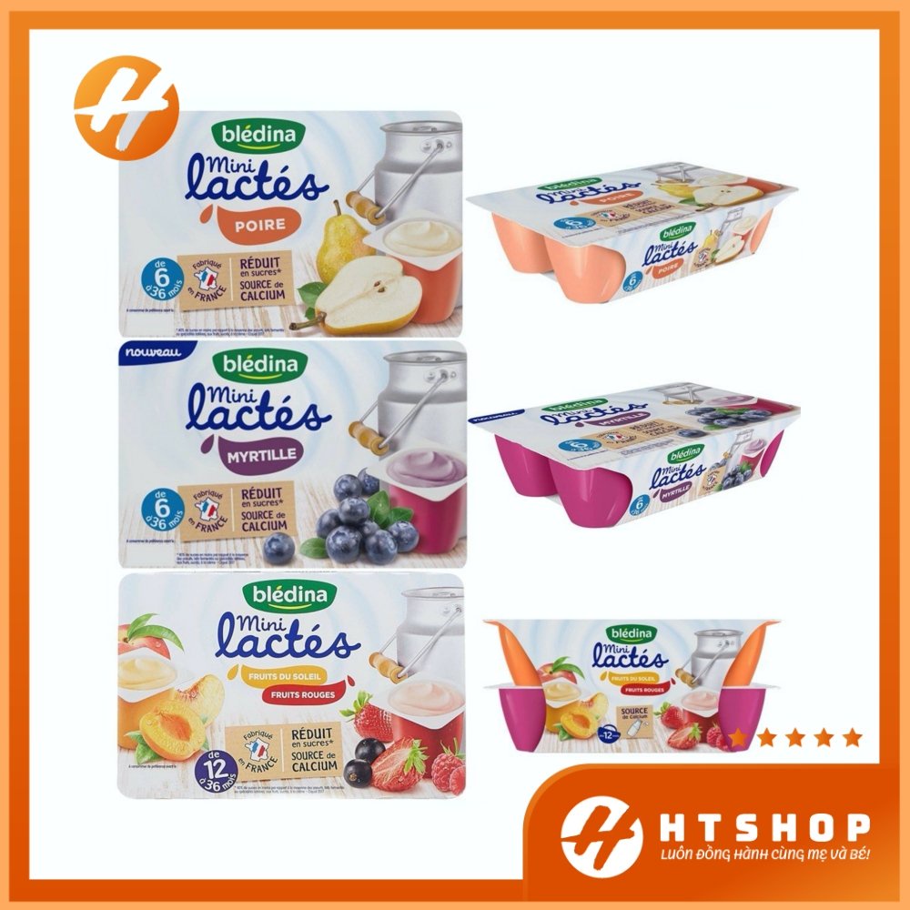 Sữa Chua Nguội Bledina Thơm Ngon Thuần Khiết Và Dinh Dưỡng Cho Bé Từ 6 Tháng Tuổi Vỉ 6 Hộp x 55Gram