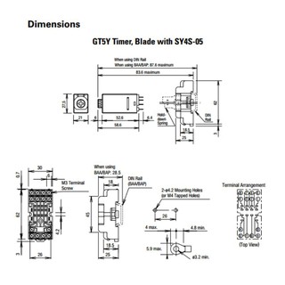 Timers GT5Y-4SN1D24 + 4SN1A100 IDEC