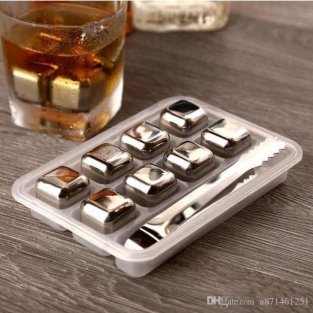 Đá lạnh inox không tan Cooling Cubes 8 viên hàng xịn ( tuyển khách sỉ)