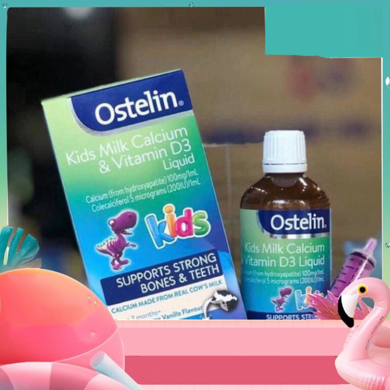 GIÁ QUÁ ĐÃ Ostelin Canxi & Vitamin D3 90ml cho bé từ 7 tháng GIÁ QUÁ ĐÃ