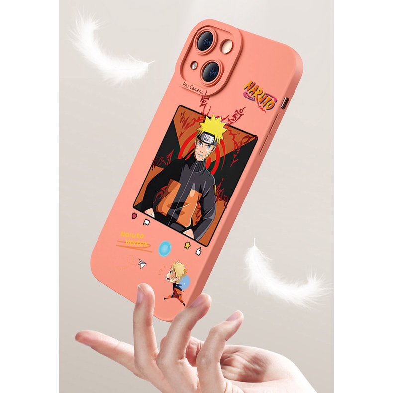 Ốp Điện Thoại Góc Vuông Hình Uchiha Sasuke Naruto Cho Xiaomi Redmi Note 11 Pro 5G 11S 10 Pro 4G 10S Redmi 10C 9C A1