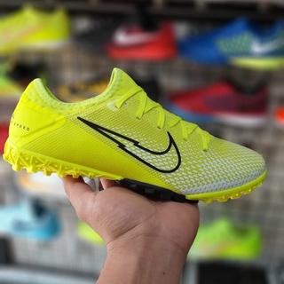 Giày Đá Bóng Mercurial Vapor 13 Xanh dạ vạch đen đế TF - Tặng kèm hộp
