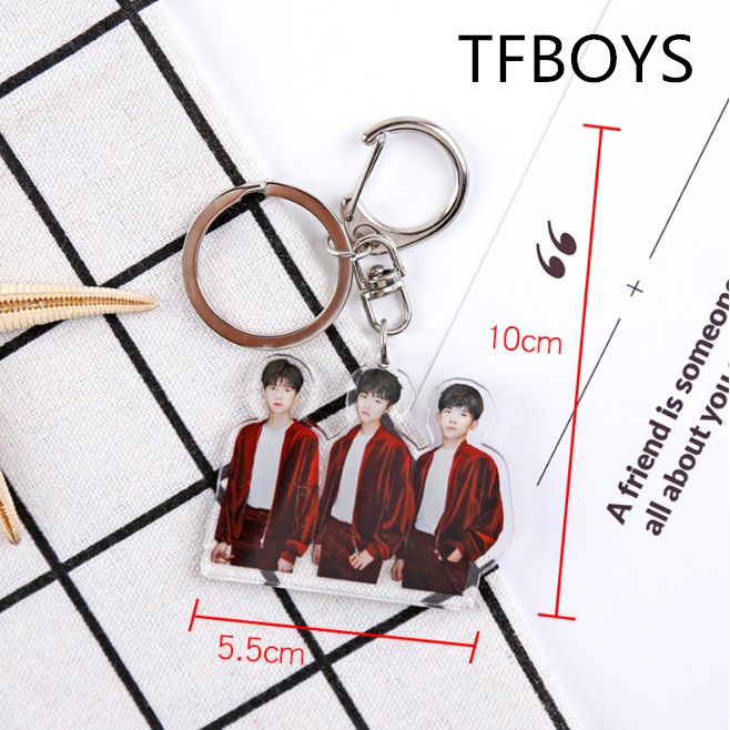 Móc khóa phong cách nhóm nhạc TFBoys