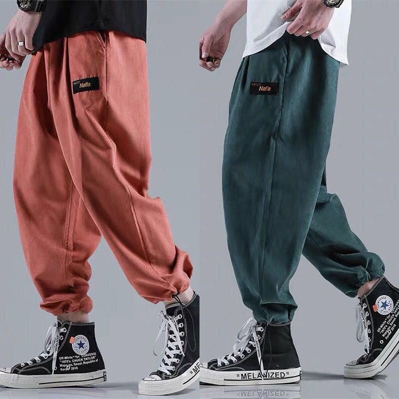 Quần dài phối dây rút phong cách hip hop cá tính thời trang cho nam