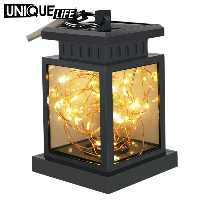 Đèn ngủ lãng mạn Chiếu sáng phong cảnh Retro cho sân Giáng sinh