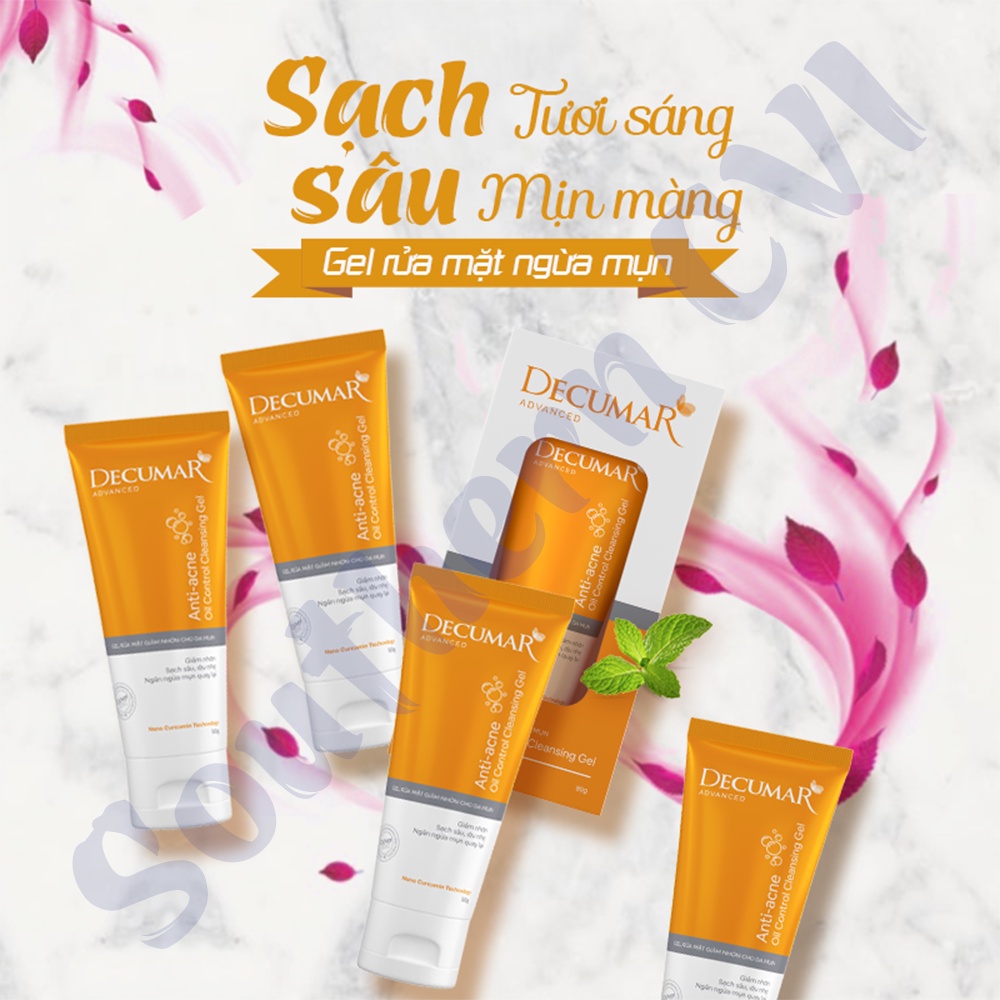 Gel Rửa Mặt Ngừa Mụn Decumar 100G