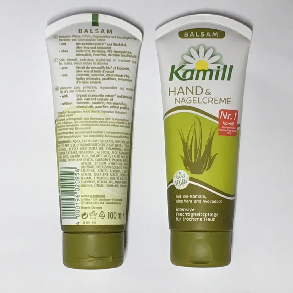 Kem Dưỡng Da Tay Kamill Hand Nagelcreme Chiết Xuất Hoa Cúc/Lô Hội Nội Địa Đức