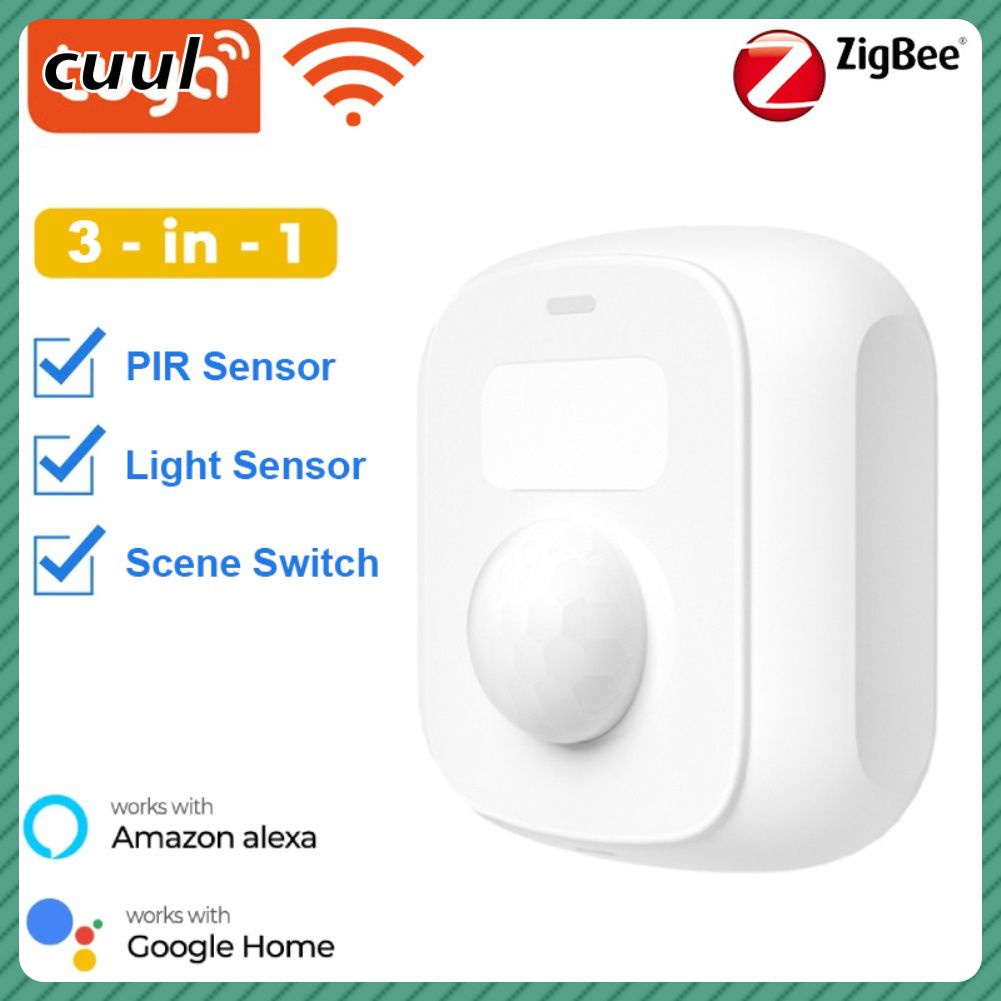 Còn Hàng Tuya Wifi Zigbee Mini Con Người Chuyển Động Phong Trào Cơ Thể Cảm Biến Pir Có Cảm Biến Ánh Sáng Cảnh Chuyển Đổi Chức Năng Cuộc Sống Thông Minh nhà An Ninh Cá Tuyết