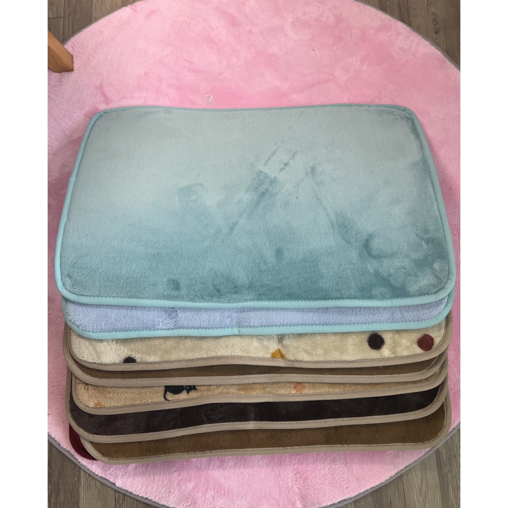 Thảm chùi chân bằng lông nhung chống trượt cao cấp size 40cmx60