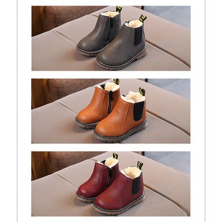 Boots giữ ấm phối lông thú cho bé