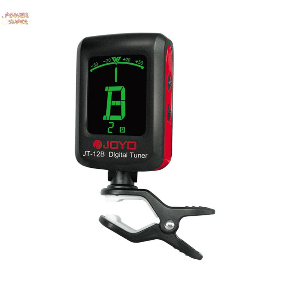 JOYO  JT-12B  Digital LCD Clip-on Tuner for Electronic Acoustic Guitar Bass Violin Ukulele