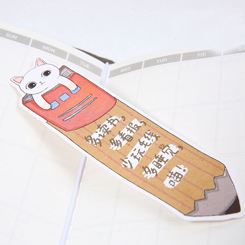 30 bookmark hình mèo dễ thương