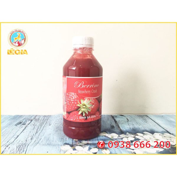 Sinh Tố BERRINO Dâu 1L - BERRINO STRAWBERRY SMOOTHIE BASE