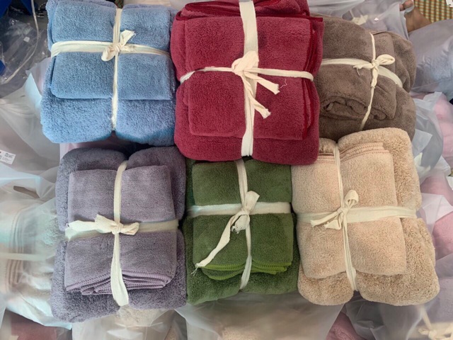 khăn tắm Topvalu khăn 100% cotton - xuất Nhật