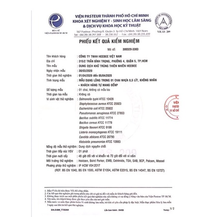 Combo Xịt khử khuẩn Heebee Lá xô 60ml + Gel rửa tay khô Heebee Trầu không 65ml | BigBuy360 - bigbuy360.vn