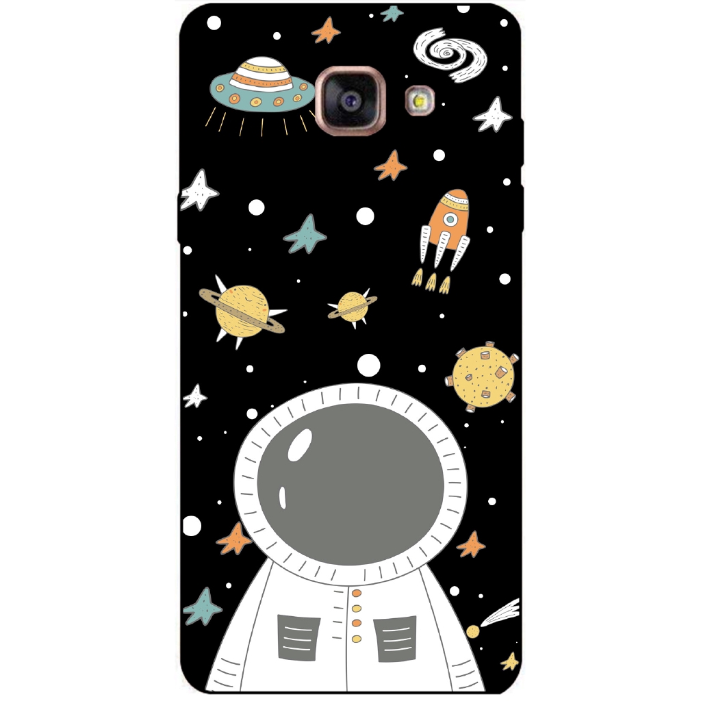 【Ready Stock】Samsung Galaxy C9 Pro /C7/C5/J7 J5 J2 2015 Silicone Soft TPU Case Cartoon Space Astronaut Back Cover Shockproof Casing