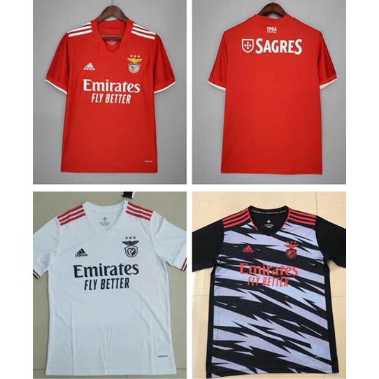 Áo Thun Đá Banh Sân Nhà Benfica 21-22