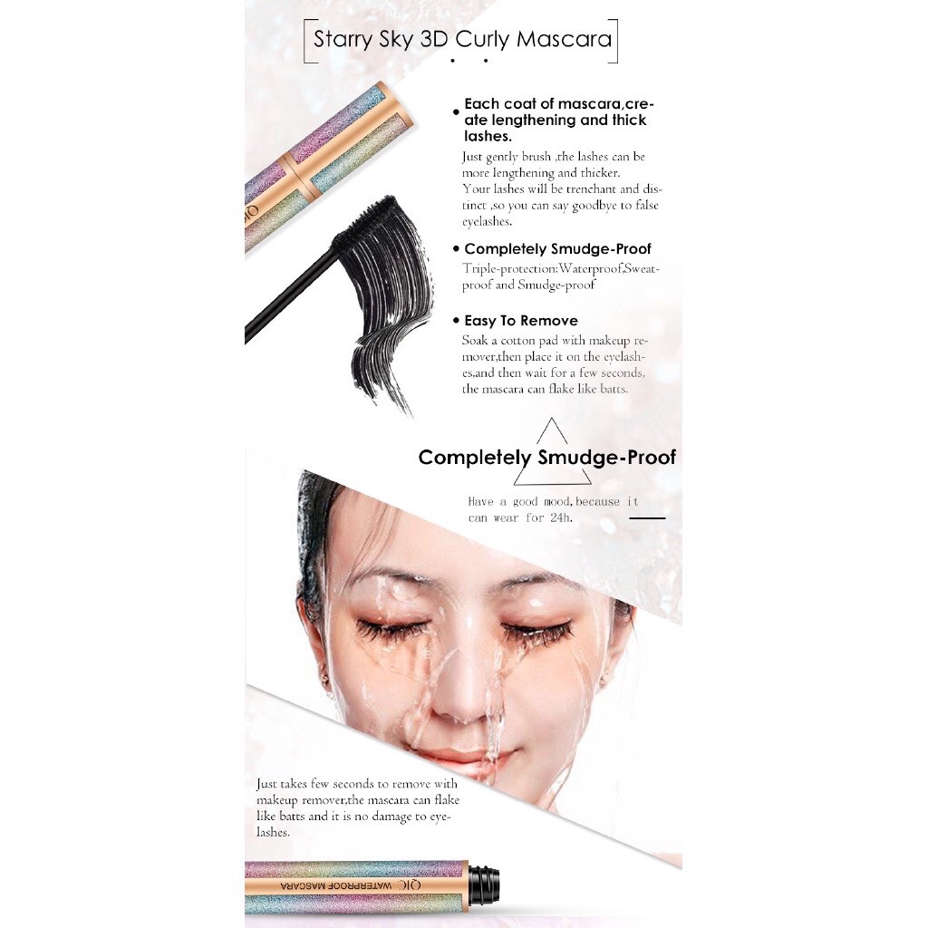 Mascara chuốt mi cong dày chuyên nghiệp chống thấm nước SENANA [Nhà Của Méo Store] | BigBuy360 - bigbuy360.vn