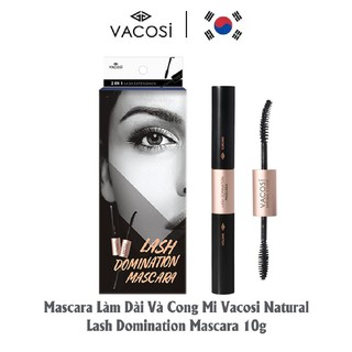 Vacosi Mascara Làm Dài Và Cong Mi Vacosi Natural Lash Domination Mascara 10g